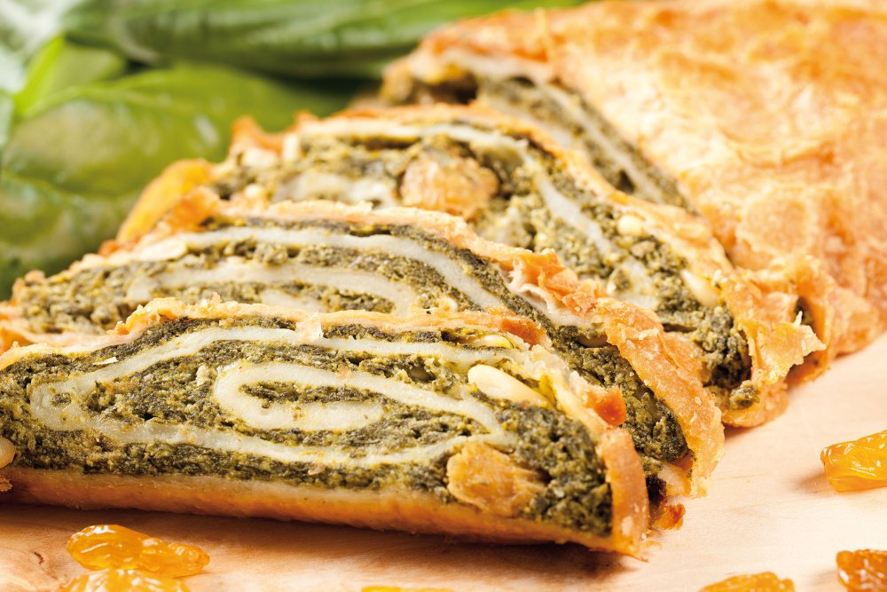 Rezept Spinatstrudel - Genussland Südtirol